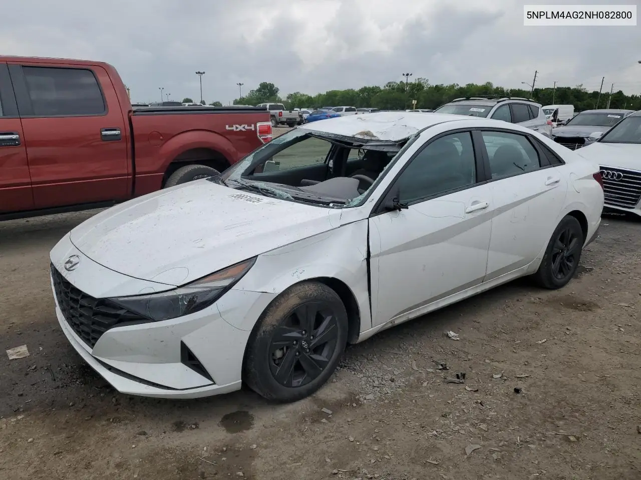 2022 Hyundai Elantra Sel VIN: 5NPLM4AG2NH082800 Lot: 56651025