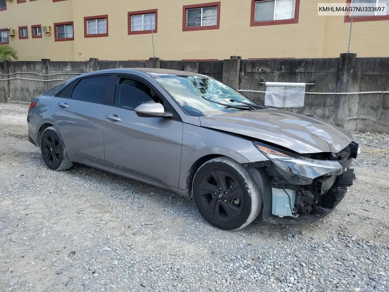 2022 Hyundai Elantra Sel VIN: KMHLM4AG7NU333697 Lot: 56975395