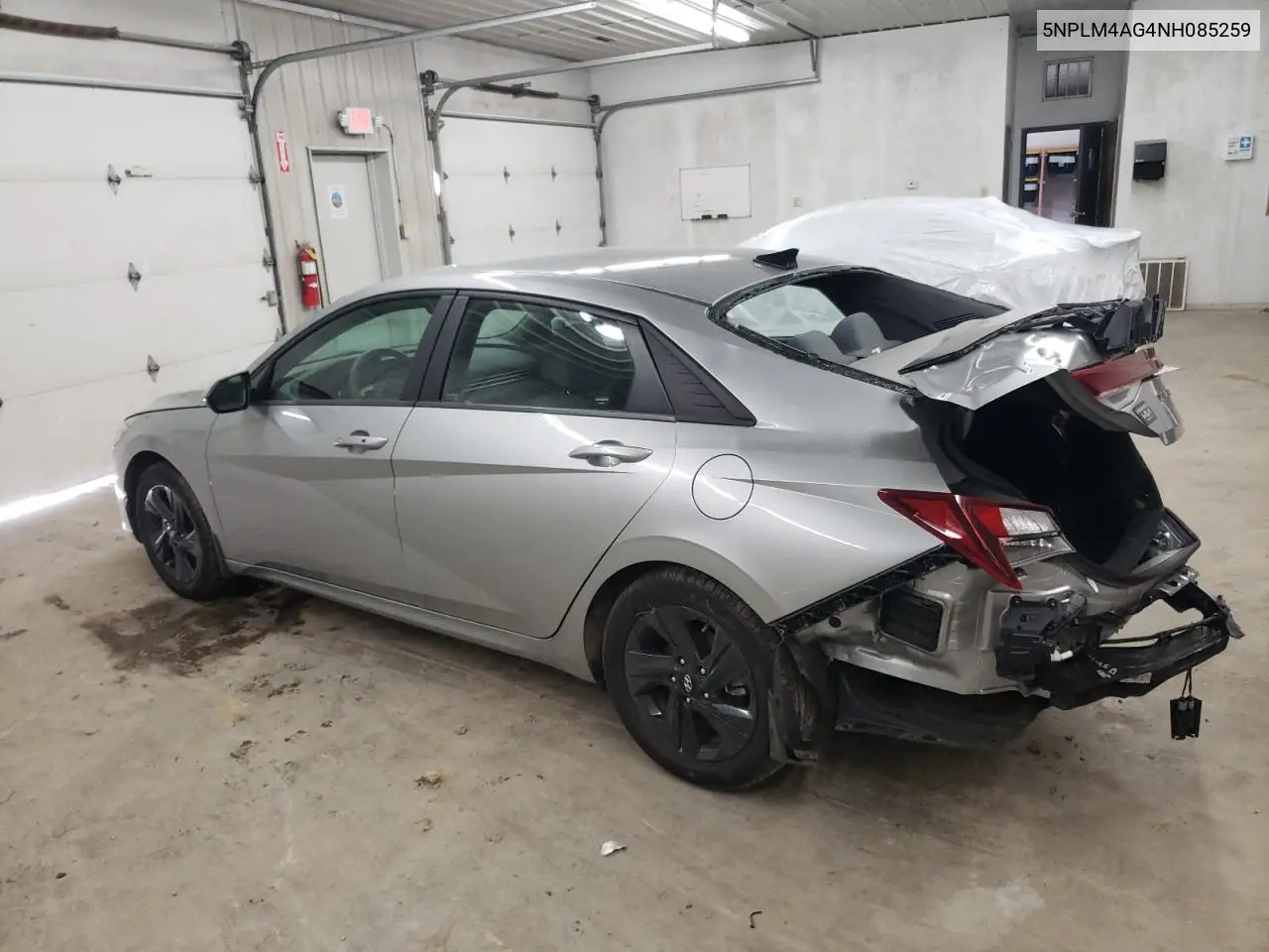 2022 Hyundai Elantra Sel VIN: 5NPLM4AG4NH085259 Lot: 58319465