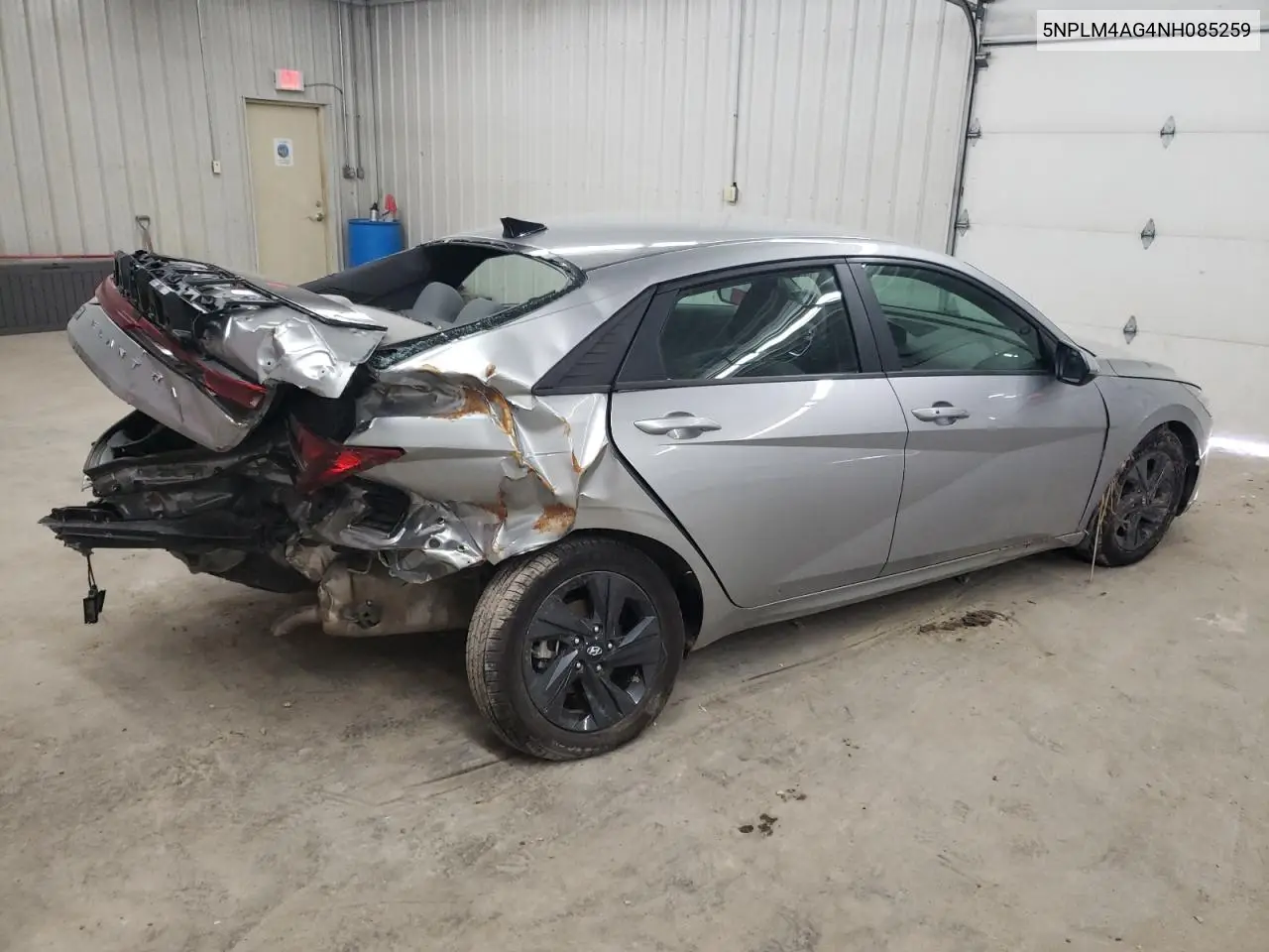 2022 Hyundai Elantra Sel VIN: 5NPLM4AG4NH085259 Lot: 58319465