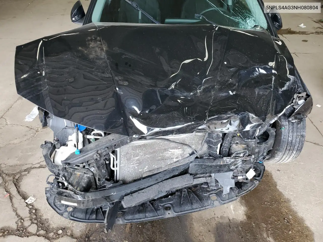2022 Hyundai Elantra Sel VIN: 5NPLS4AG3NH080804 Lot: 58520655