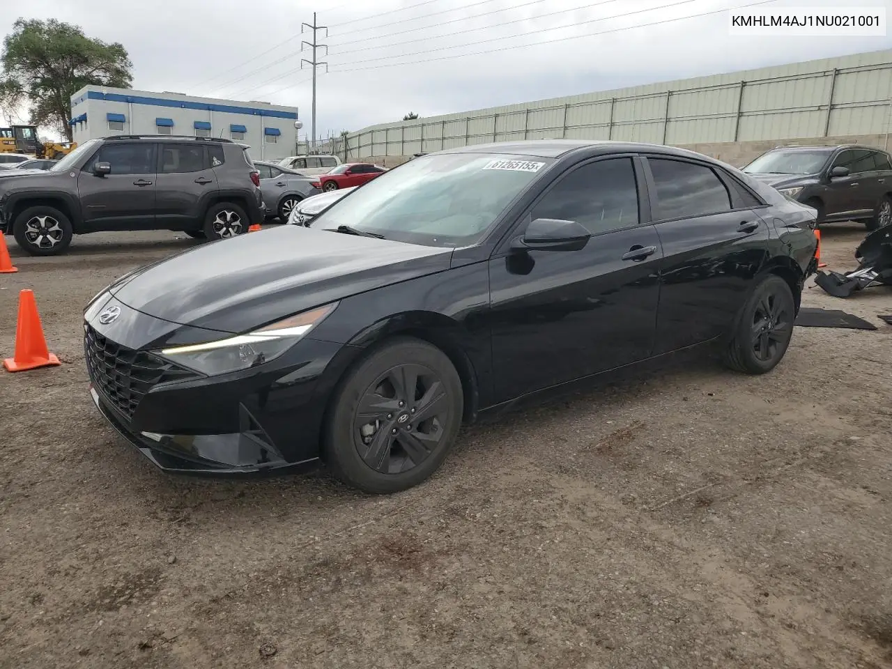 2022 Hyundai Elantra Blue VIN: KMHLM4AJ1NU021001 Lot: 61265155