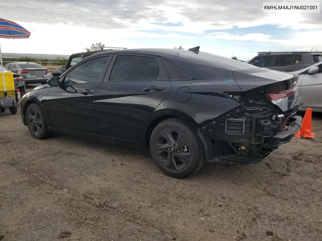 2022 Hyundai Elantra Blue VIN: KMHLM4AJ1NU021001 Lot: 61265155