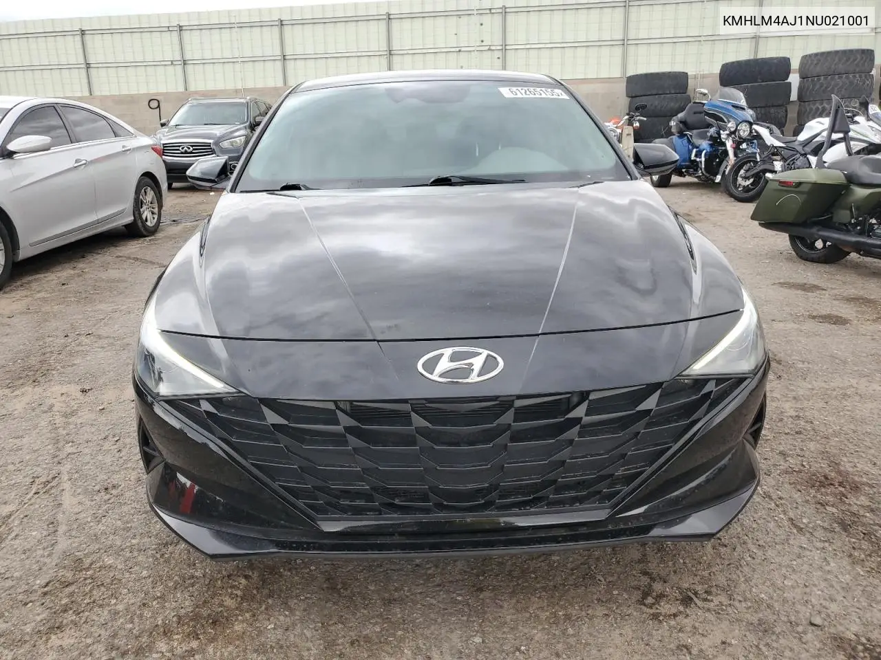 2022 Hyundai Elantra Blue VIN: KMHLM4AJ1NU021001 Lot: 61265155