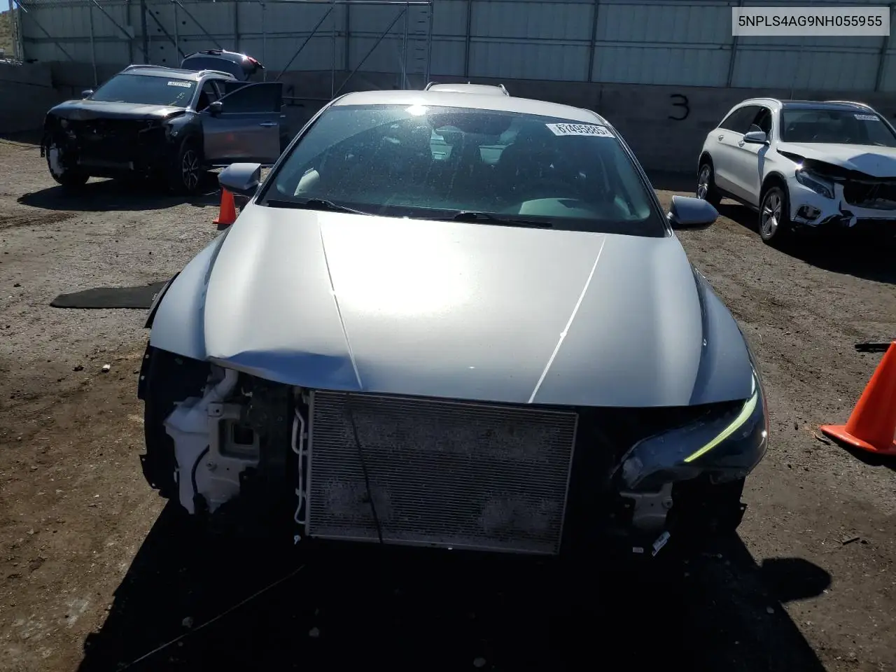 2022 Hyundai Elantra Sel VIN: 5NPLS4AG9NH055955 Lot: 61495885