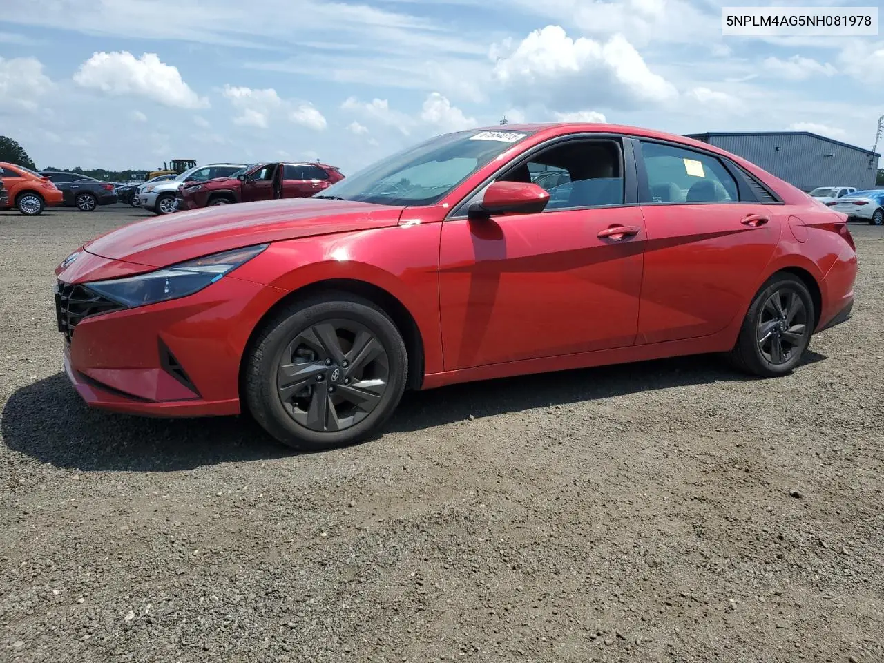 2022 Hyundai Elantra Sel VIN: 5NPLM4AG5NH081978 Lot: 61554615