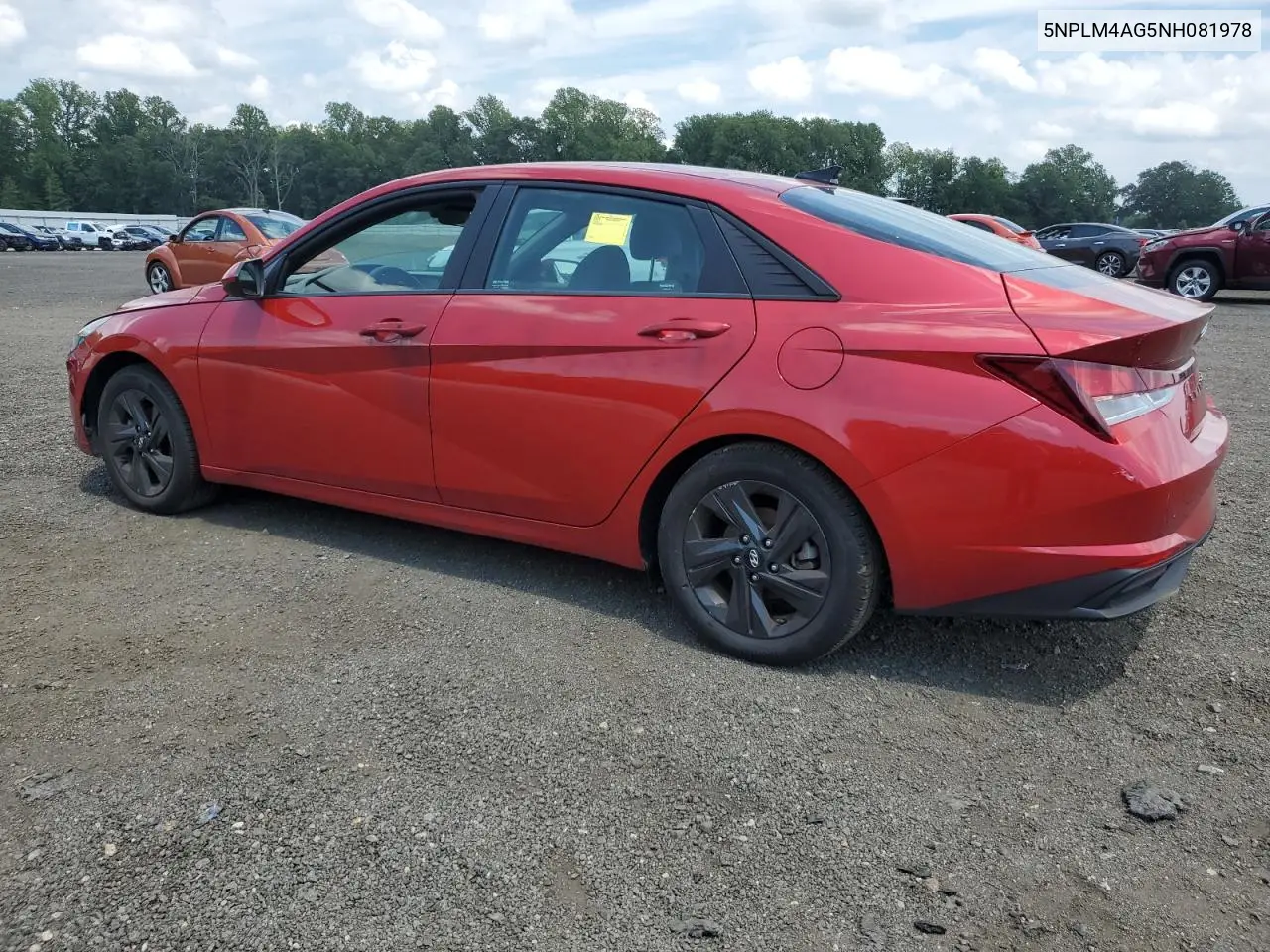 2022 Hyundai Elantra Sel VIN: 5NPLM4AG5NH081978 Lot: 61554615