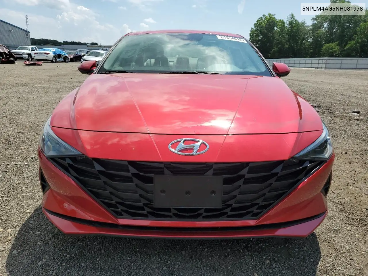 2022 Hyundai Elantra Sel VIN: 5NPLM4AG5NH081978 Lot: 61554615