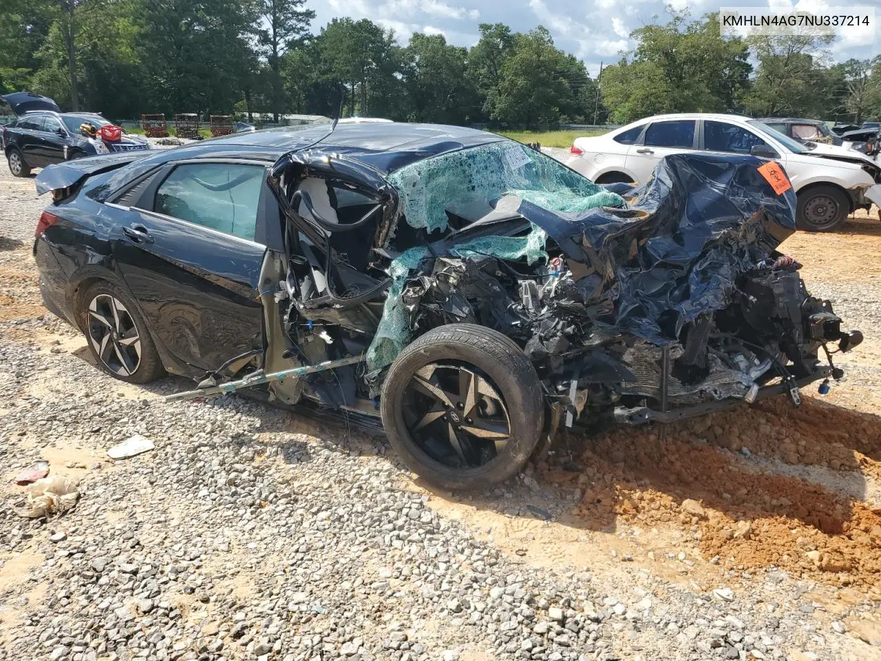 2022 Hyundai Elantra Sel VIN: KMHLN4AG7NU337214 Lot: 61643335