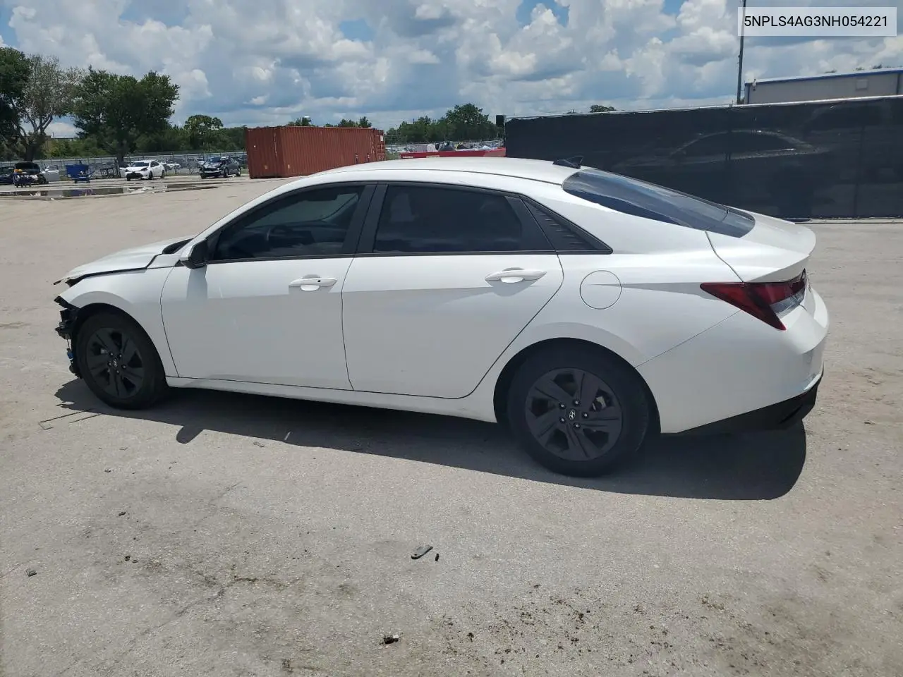 2022 Hyundai Elantra Sel VIN: 5NPLS4AG3NH054221 Lot: 61664575