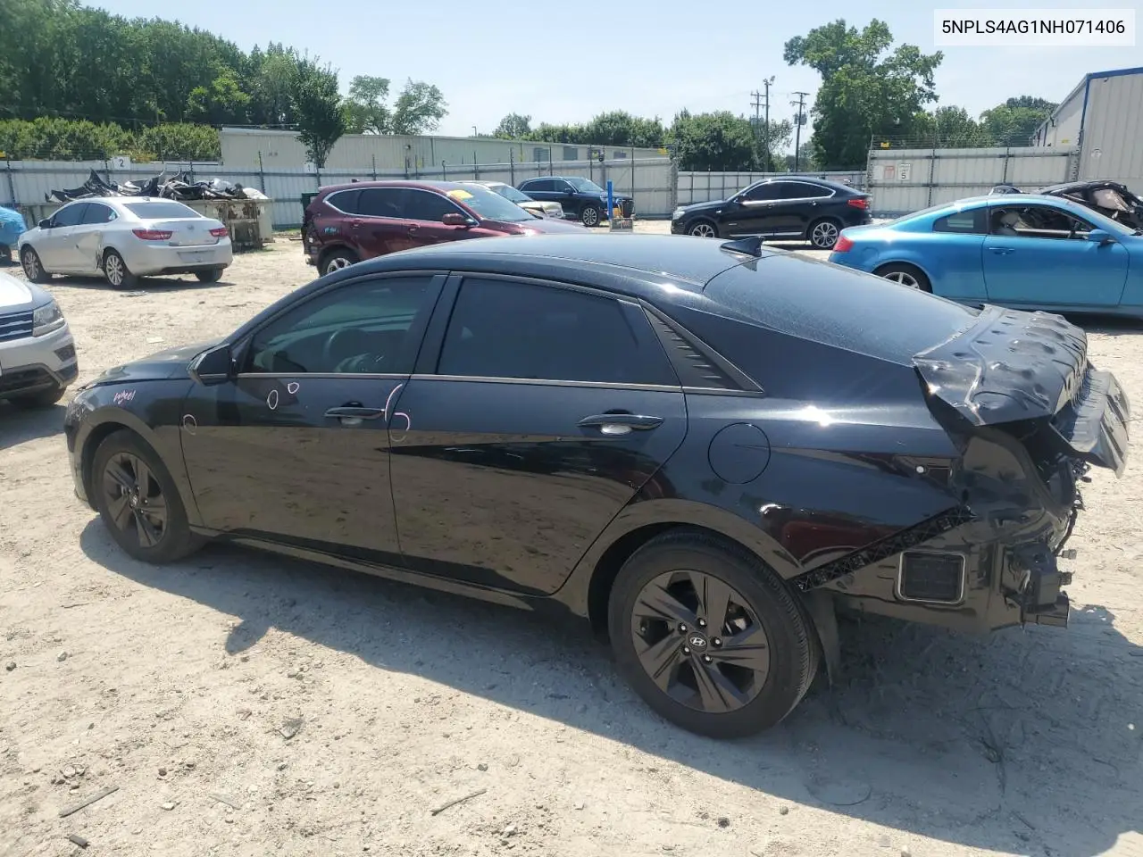 2022 Hyundai Elantra Sel VIN: 5NPLS4AG1NH071406 Lot: 61712985