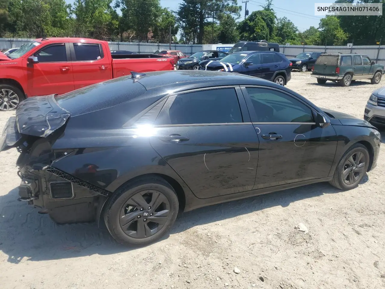 2022 Hyundai Elantra Sel VIN: 5NPLS4AG1NH071406 Lot: 61712985