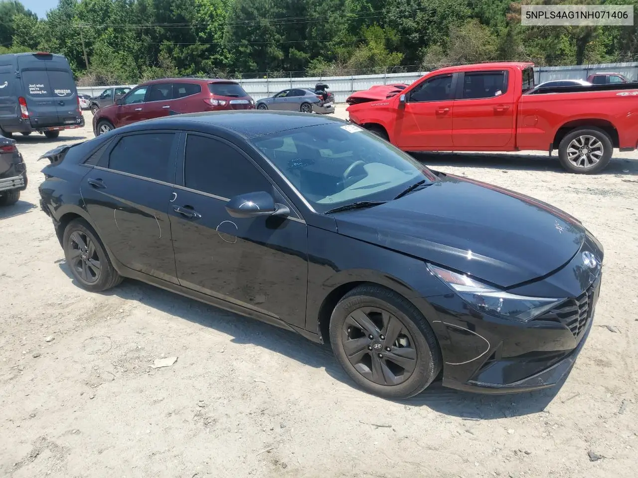 2022 Hyundai Elantra Sel VIN: 5NPLS4AG1NH071406 Lot: 61712985