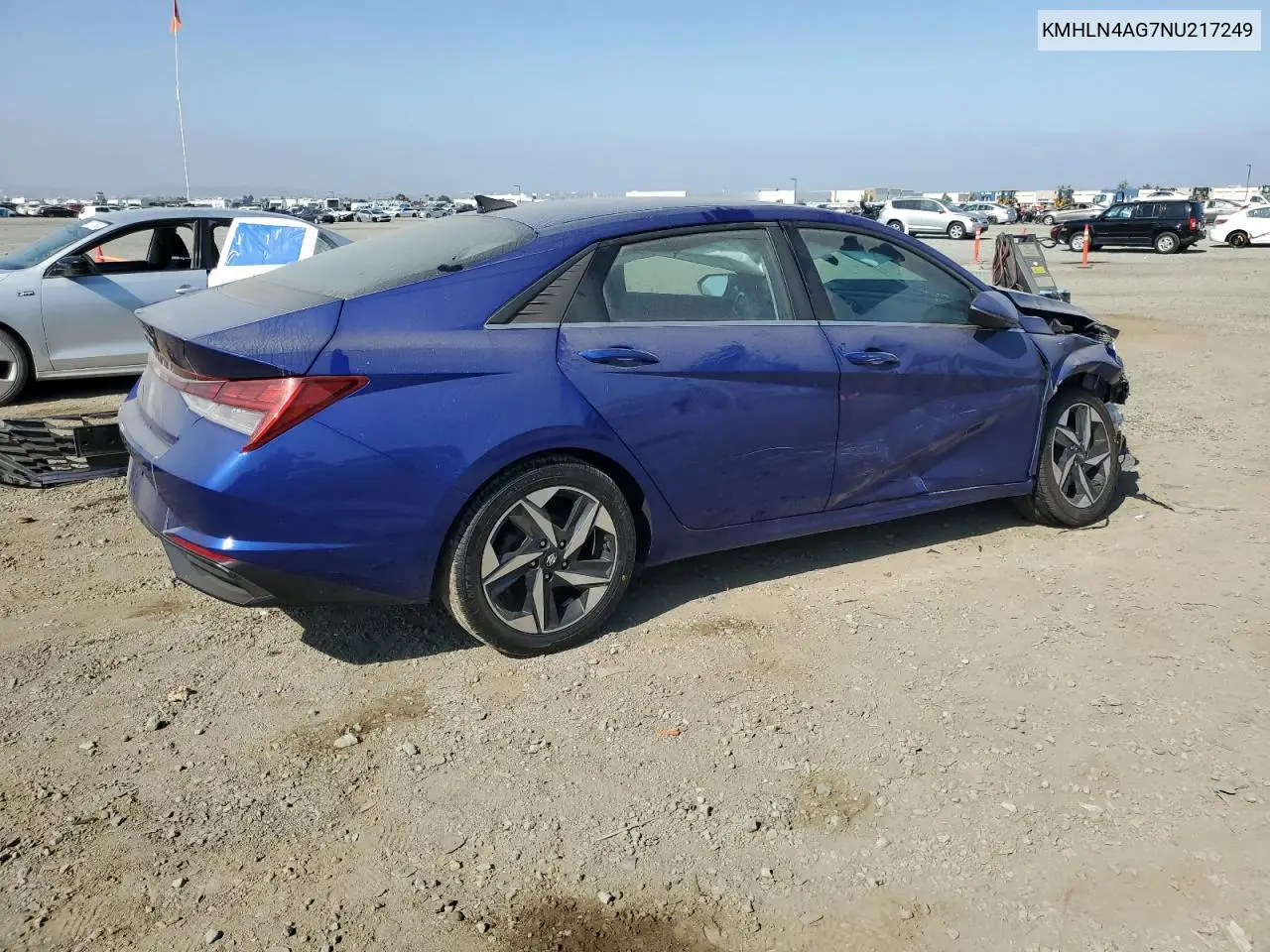 2022 Hyundai Elantra Sel VIN: KMHLN4AG7NU217249 Lot: 61879395