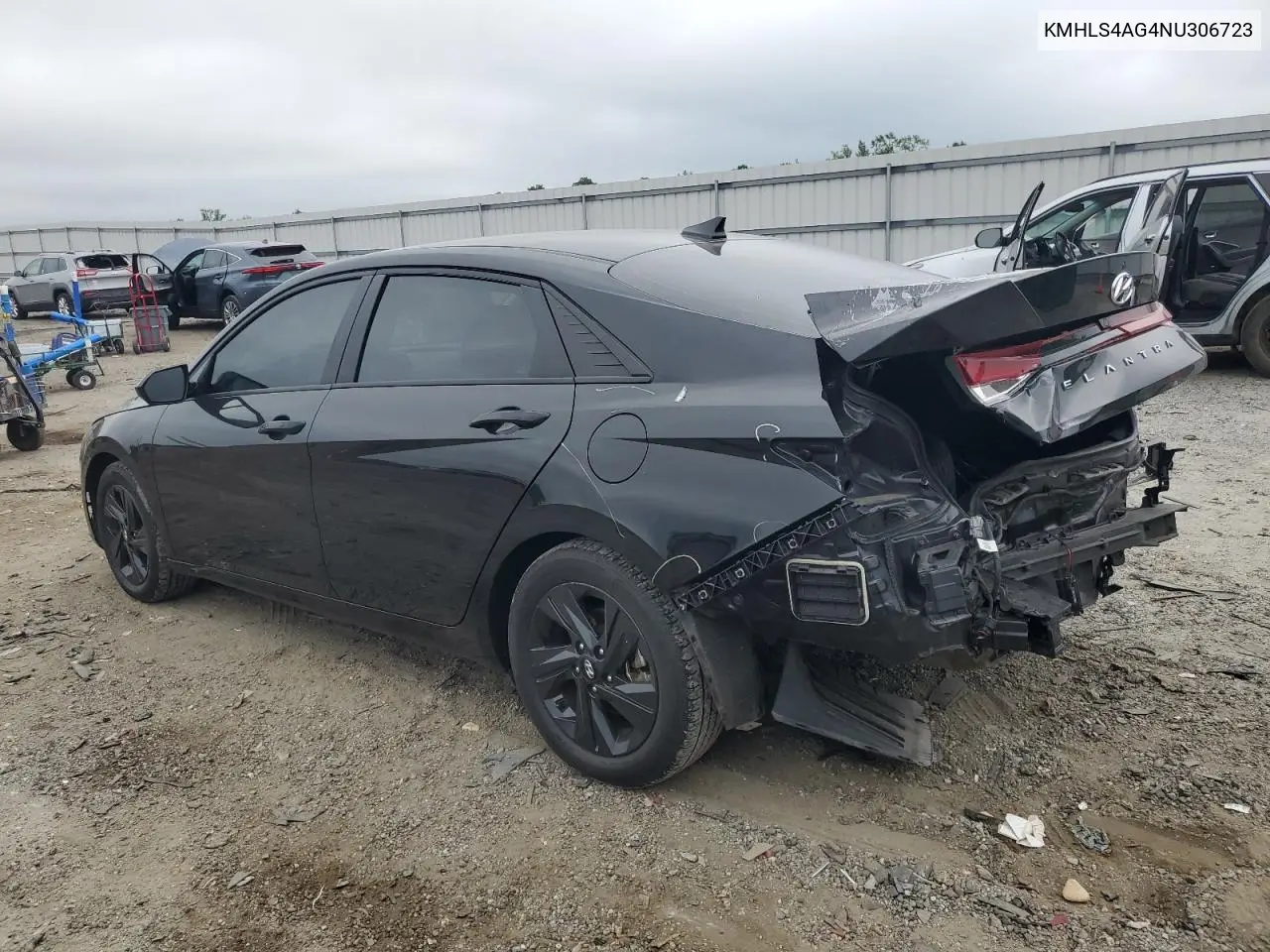 2022 Hyundai Elantra Sel VIN: KMHLS4AG4NU306723 Lot: 62170195