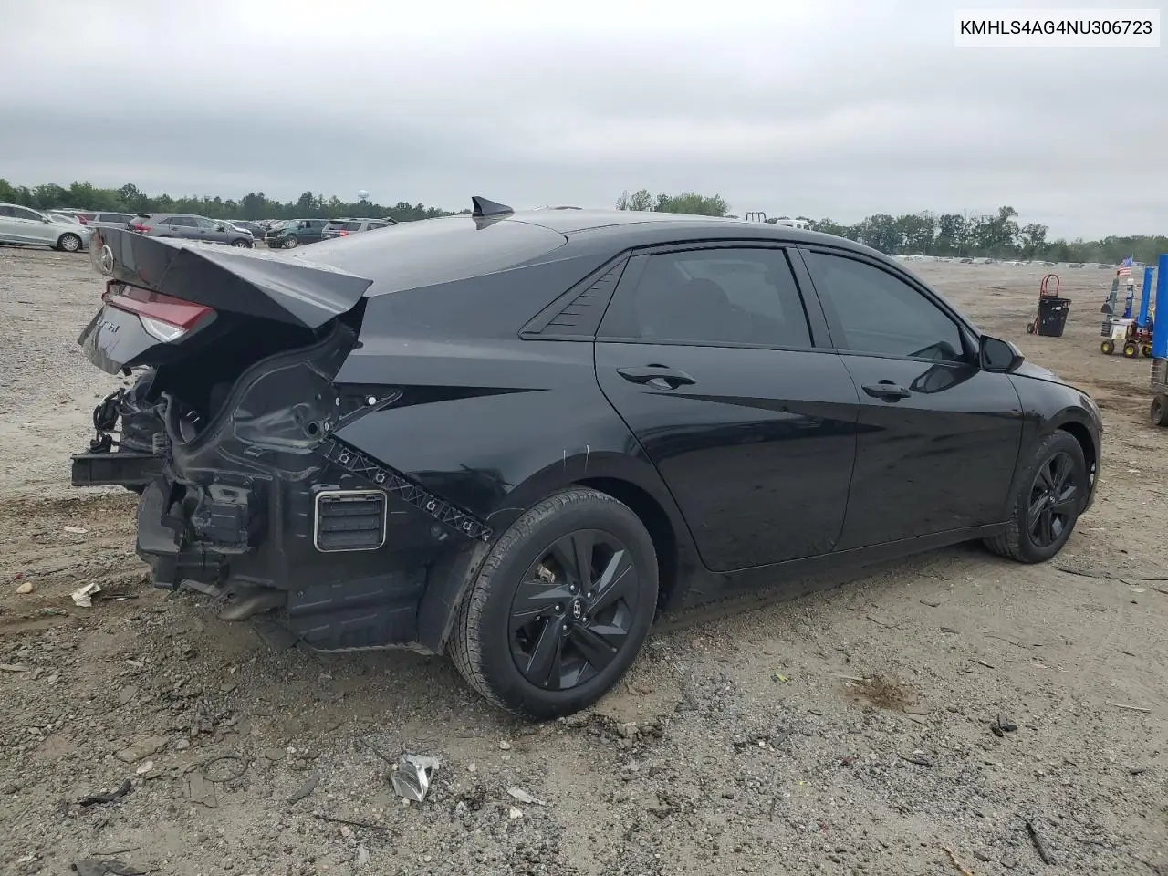 2022 Hyundai Elantra Sel VIN: KMHLS4AG4NU306723 Lot: 62170195