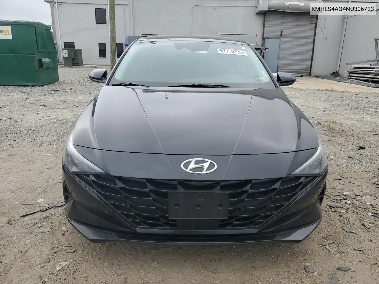 2022 Hyundai Elantra Sel VIN: KMHLS4AG4NU306723 Lot: 62170195