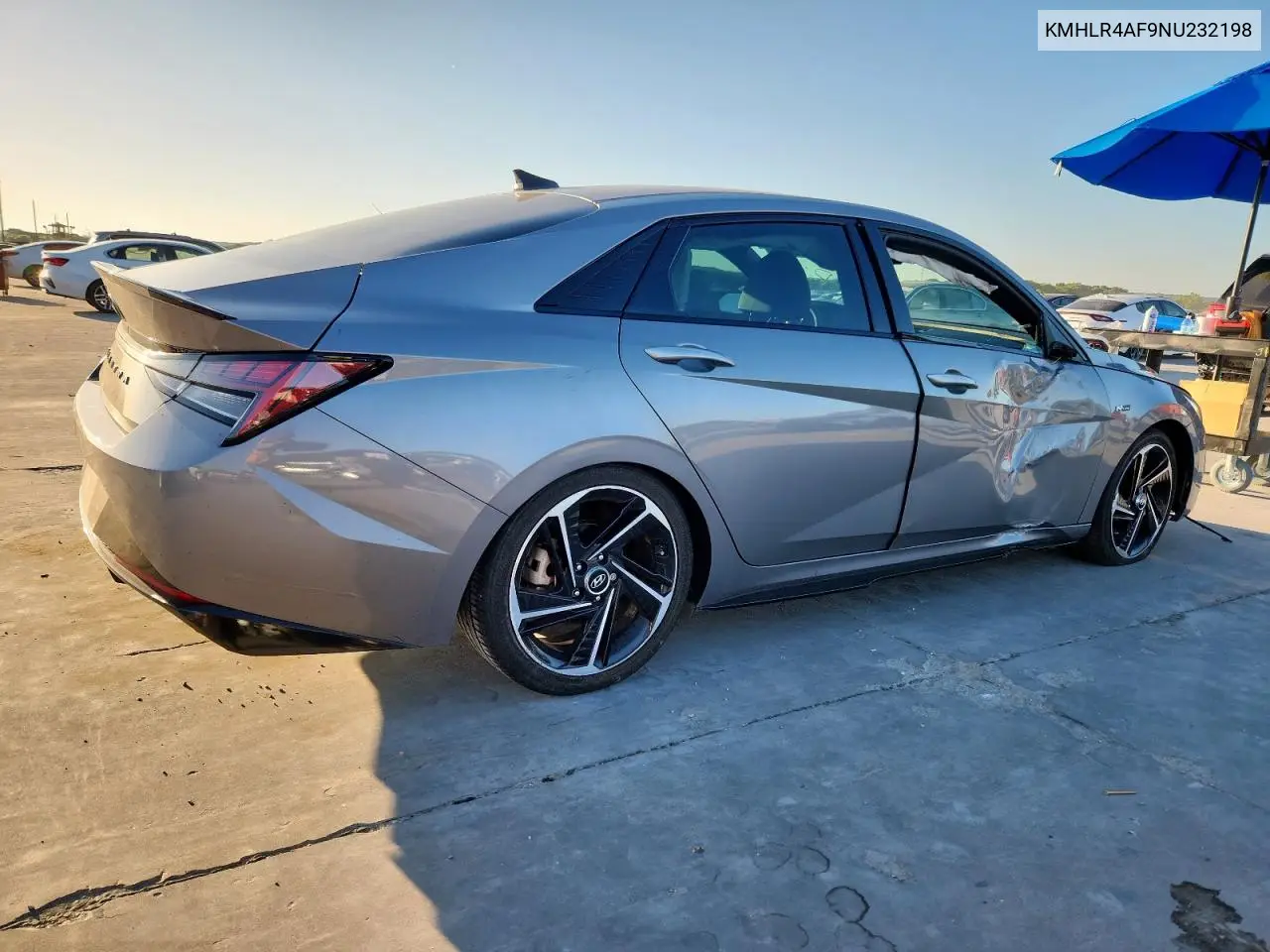 2022 Hyundai Elantra N Line VIN: KMHLR4AF9NU232198 Lot: 62229845