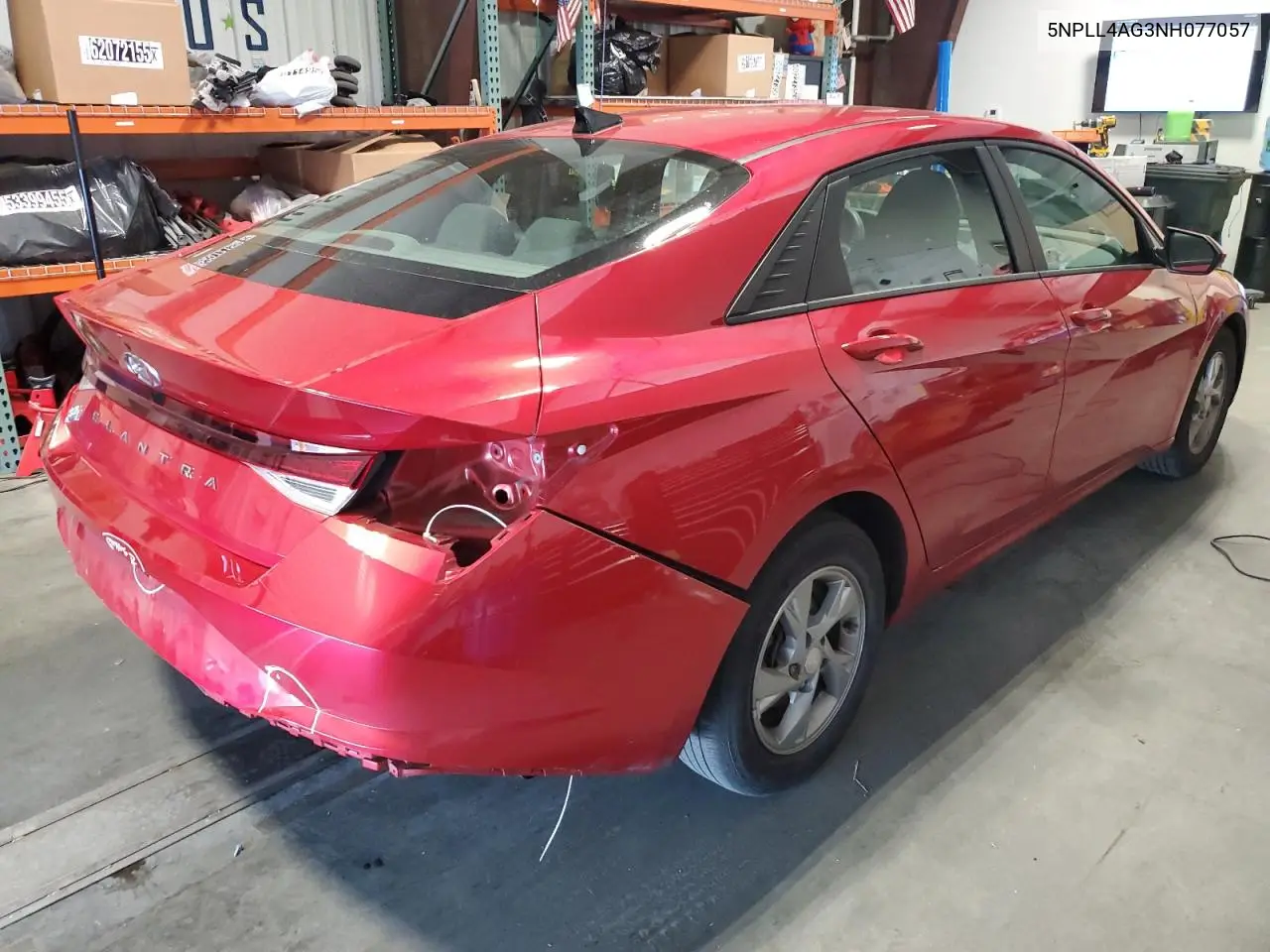 2022 Hyundai Elantra Se VIN: 5NPLL4AG3NH077057 Lot: 62292805