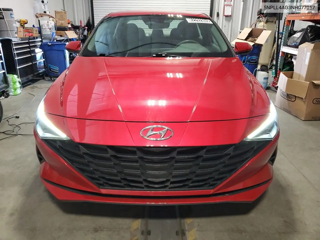 2022 Hyundai Elantra Se VIN: 5NPLL4AG3NH077057 Lot: 62292805