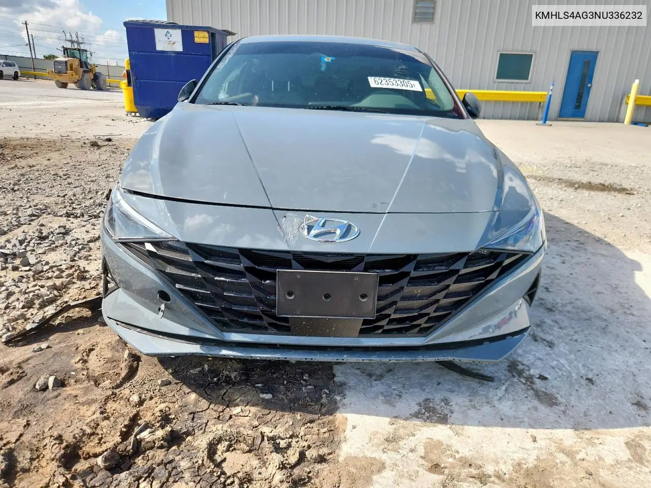 2022 Hyundai Elantra Sel VIN: KMHLS4AG3NU336232 Lot: 62353305