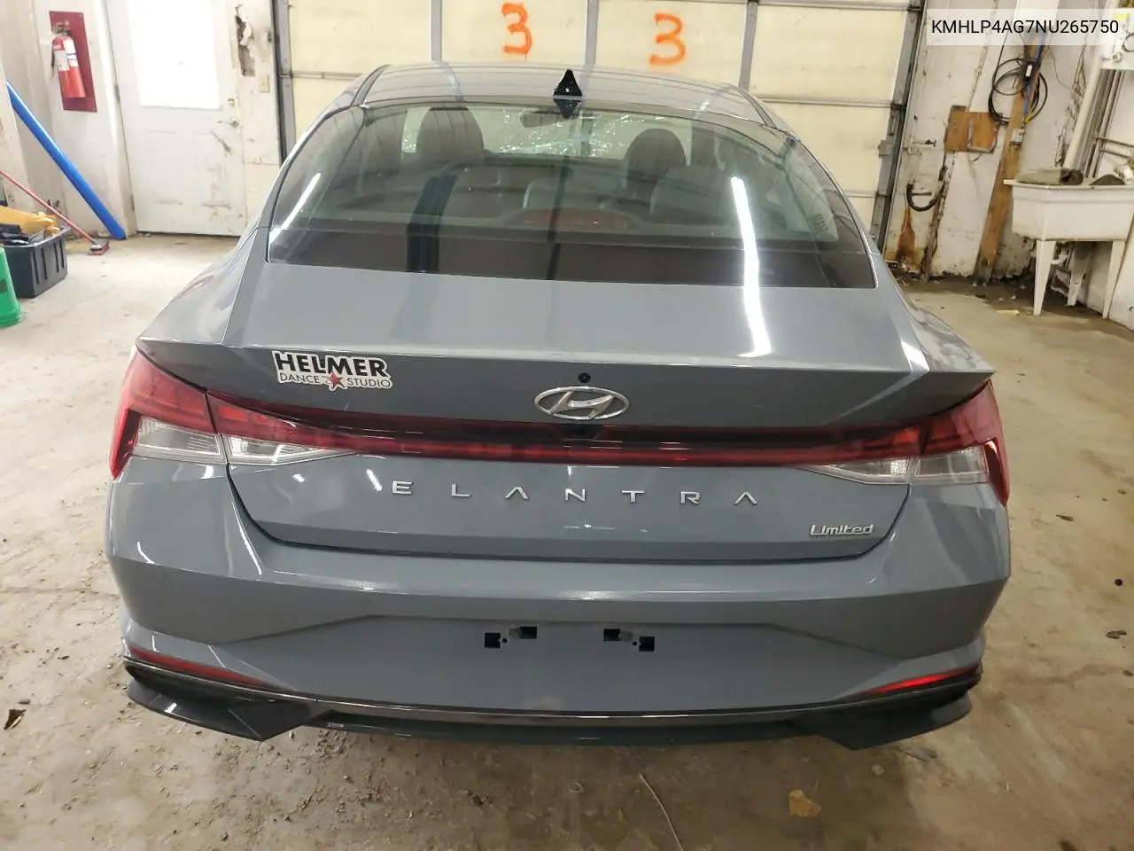 2022 Hyundai Elantra Limited VIN: KMHLP4AG7NU265750 Lot: 62493735