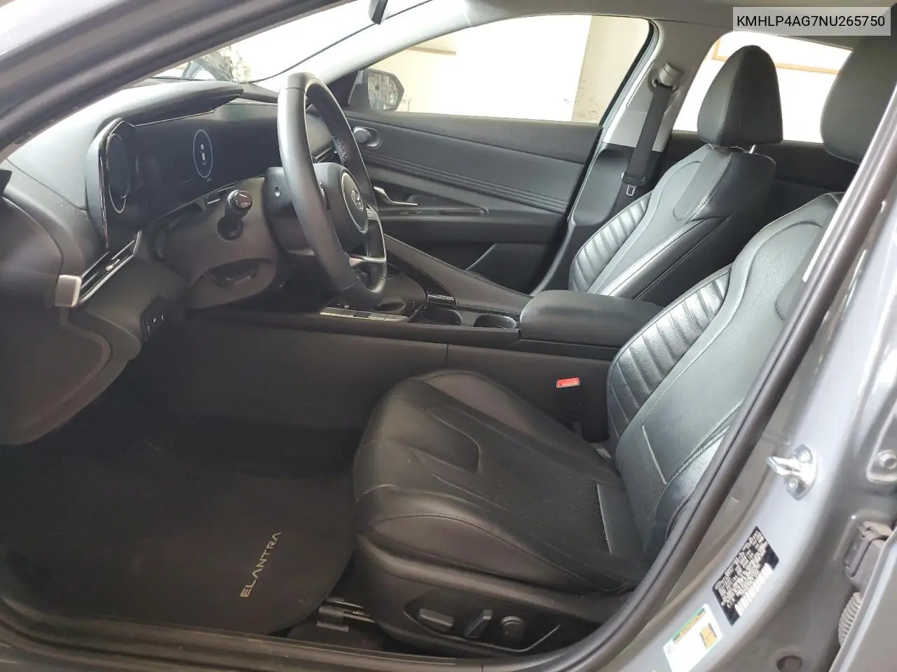 2022 Hyundai Elantra Limited VIN: KMHLP4AG7NU265750 Lot: 62493735