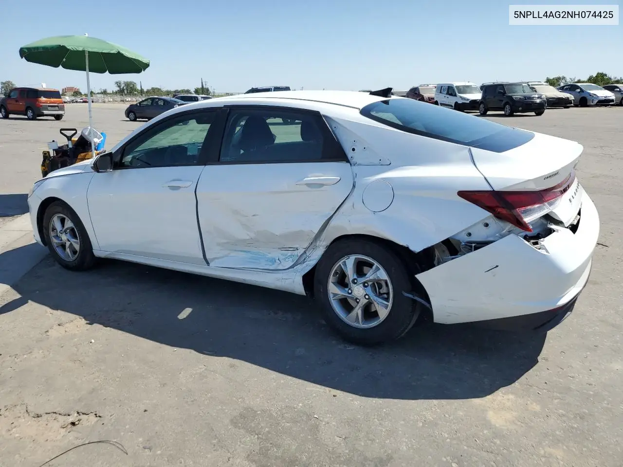 2022 Hyundai Elantra Se VIN: 5NPLL4AG2NH074425 Lot: 62554365