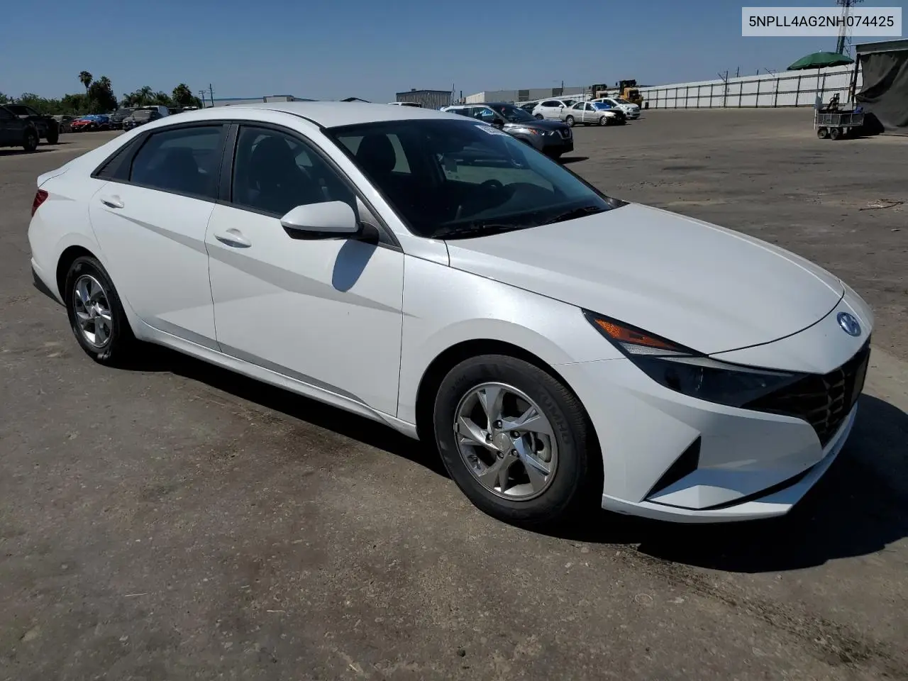 2022 Hyundai Elantra Se VIN: 5NPLL4AG2NH074425 Lot: 62554365
