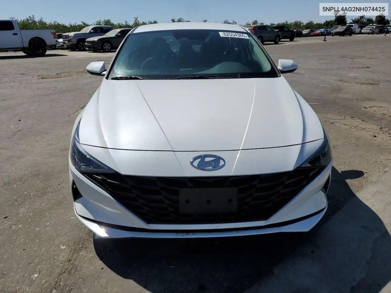 2022 Hyundai Elantra Se VIN: 5NPLL4AG2NH074425 Lot: 62554365