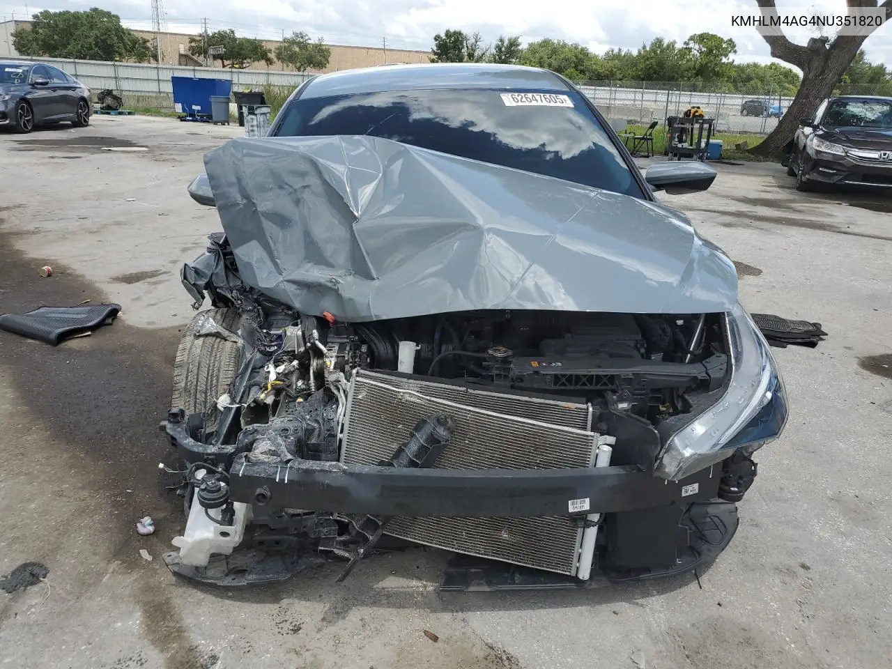 2022 Hyundai Elantra Sel VIN: KMHLM4AG4NU351820 Lot: 62647605