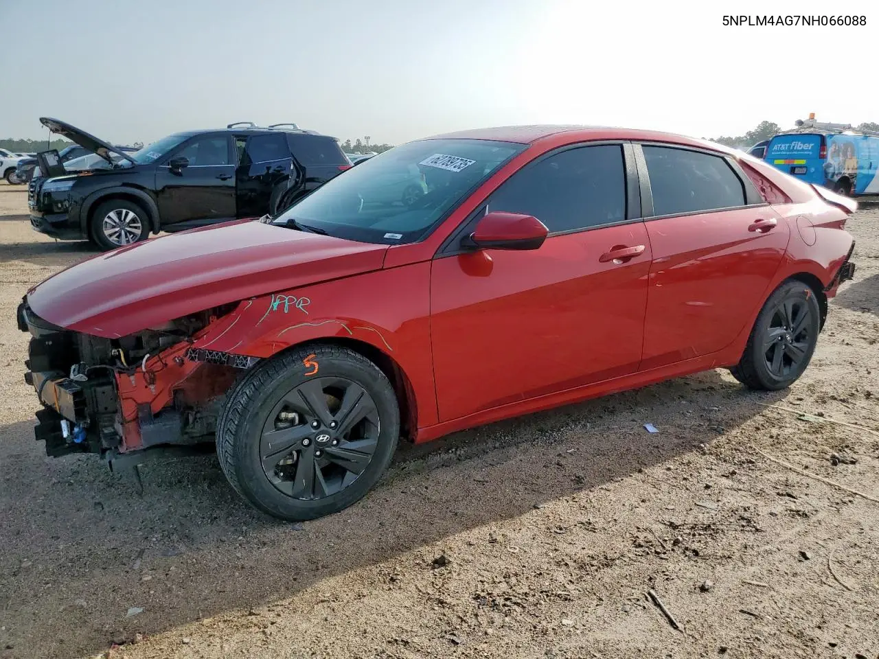 2022 Hyundai Elantra Sel VIN: 5NPLM4AG7NH066088 Lot: 62789735