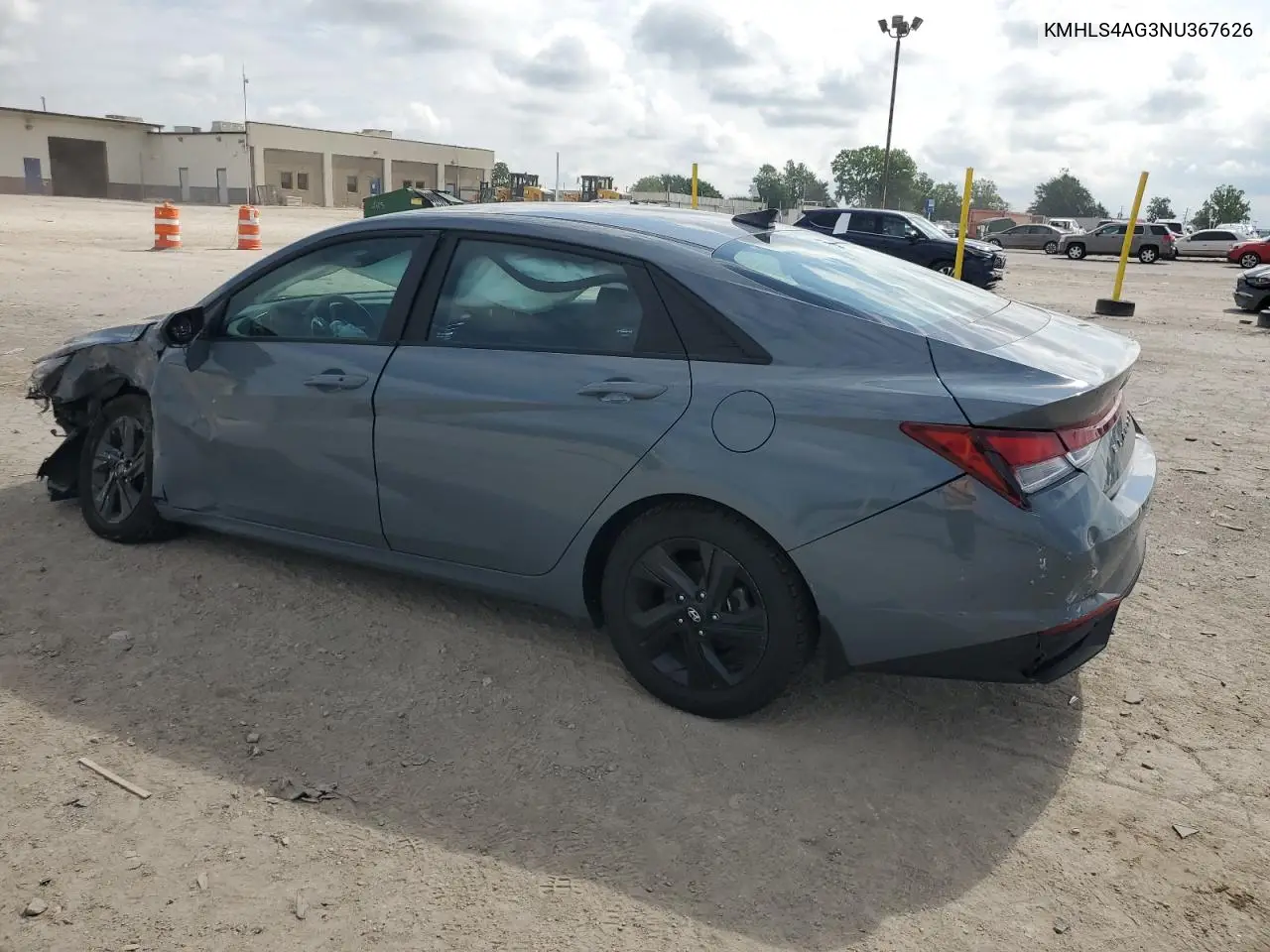 2022 Hyundai Elantra Sel VIN: KMHLS4AG3NU367626 Lot: 62859895