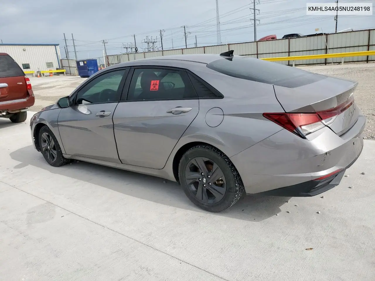 2022 Hyundai Elantra Sel VIN: KMHLS4AG5NU248198 Lot: 62914965
