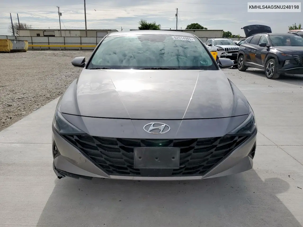2022 Hyundai Elantra Sel VIN: KMHLS4AG5NU248198 Lot: 62914965