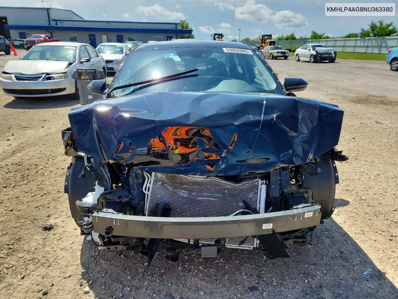 2022 Hyundai Elantra Limited VIN: KMHLP4AG8NU363380 Lot: 63052065