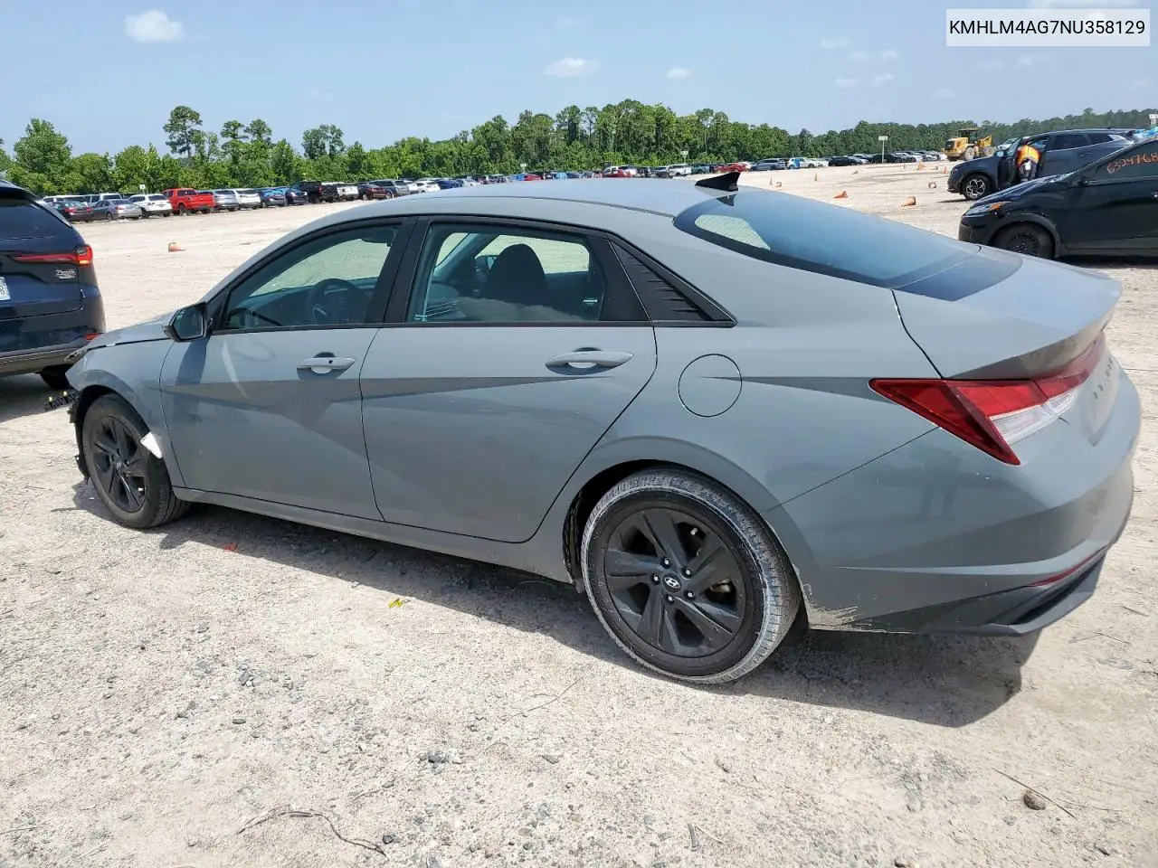 2022 Hyundai Elantra Sel VIN: KMHLM4AG7NU358129 Lot: 63372525