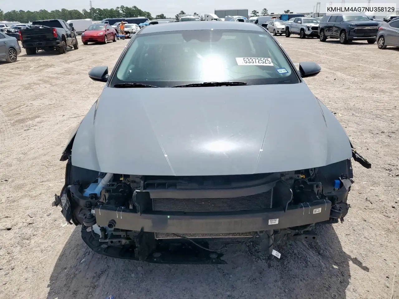 2022 Hyundai Elantra Sel VIN: KMHLM4AG7NU358129 Lot: 63372525