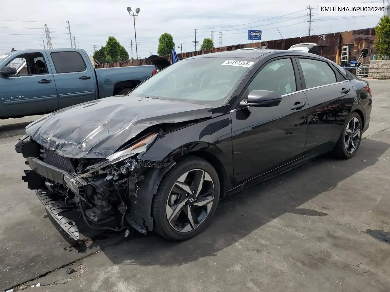 2023 Hyundai Elantra Limited VIN: KMHLN4AJ6PU036240 Lot: 56197355