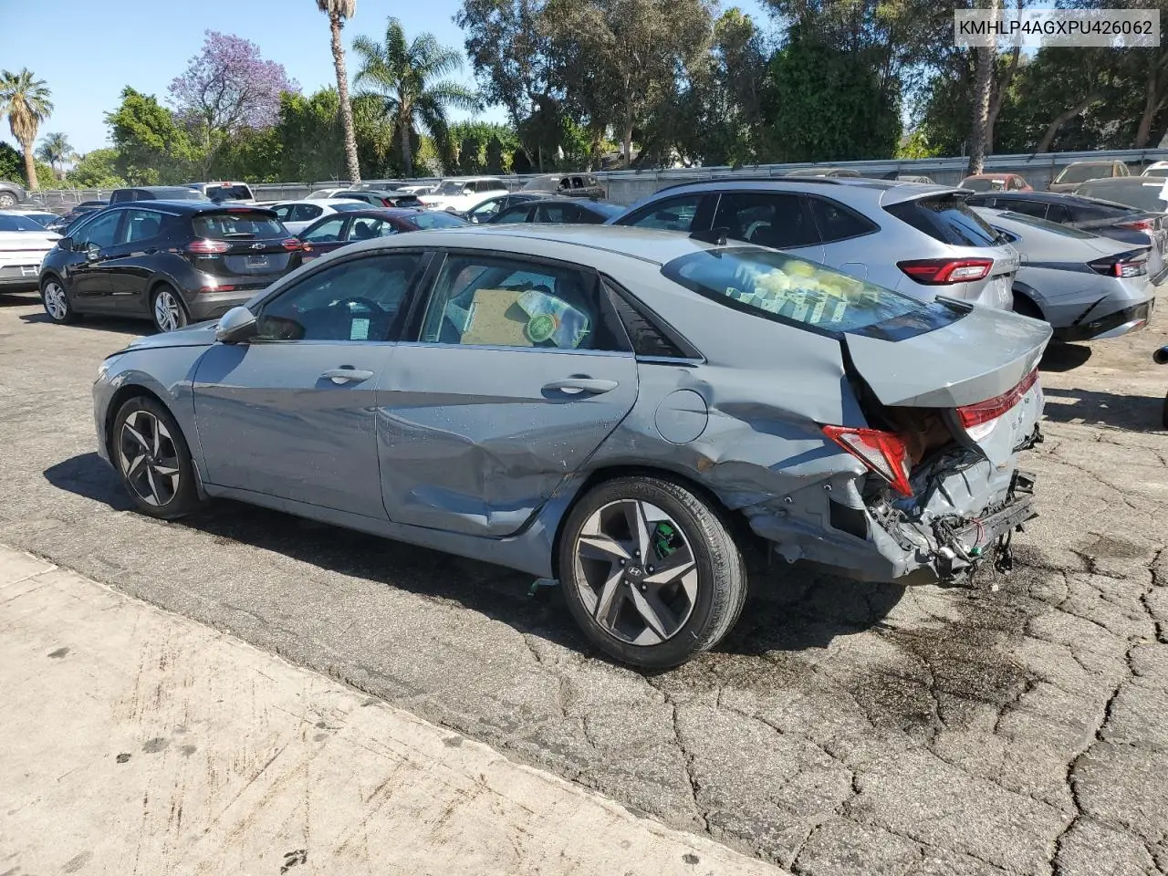 2023 Hyundai Elantra Limited VIN: KMHLP4AGXPU426062 Lot: 56539765