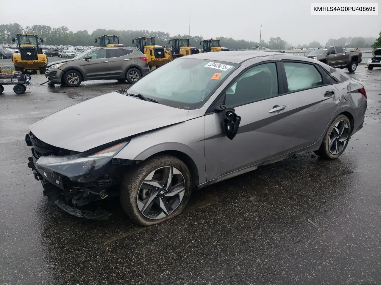2023 Hyundai Elantra Sel VIN: KMHLS4AG0PU408698 Lot: 58463615