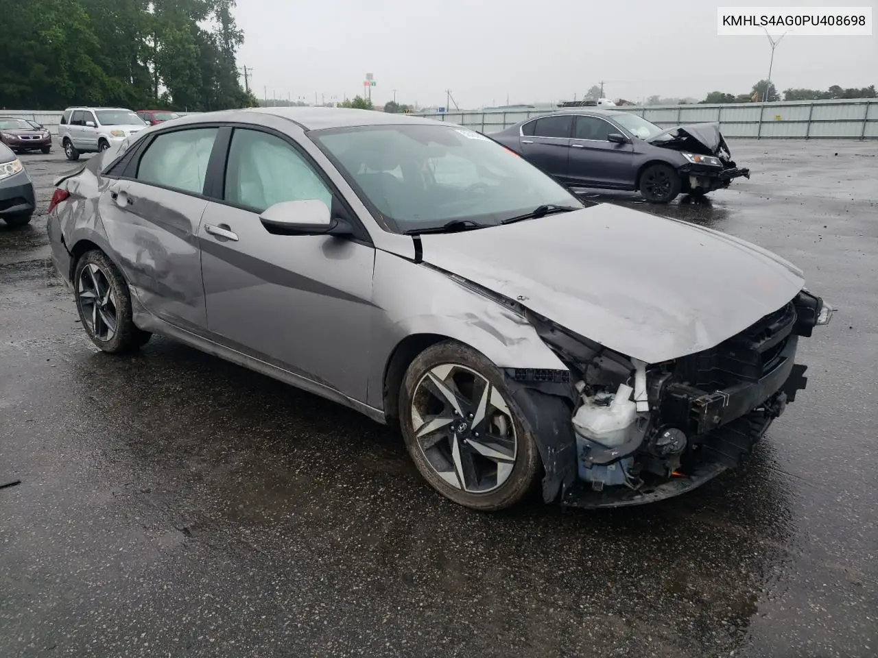 2023 Hyundai Elantra Sel VIN: KMHLS4AG0PU408698 Lot: 58463615