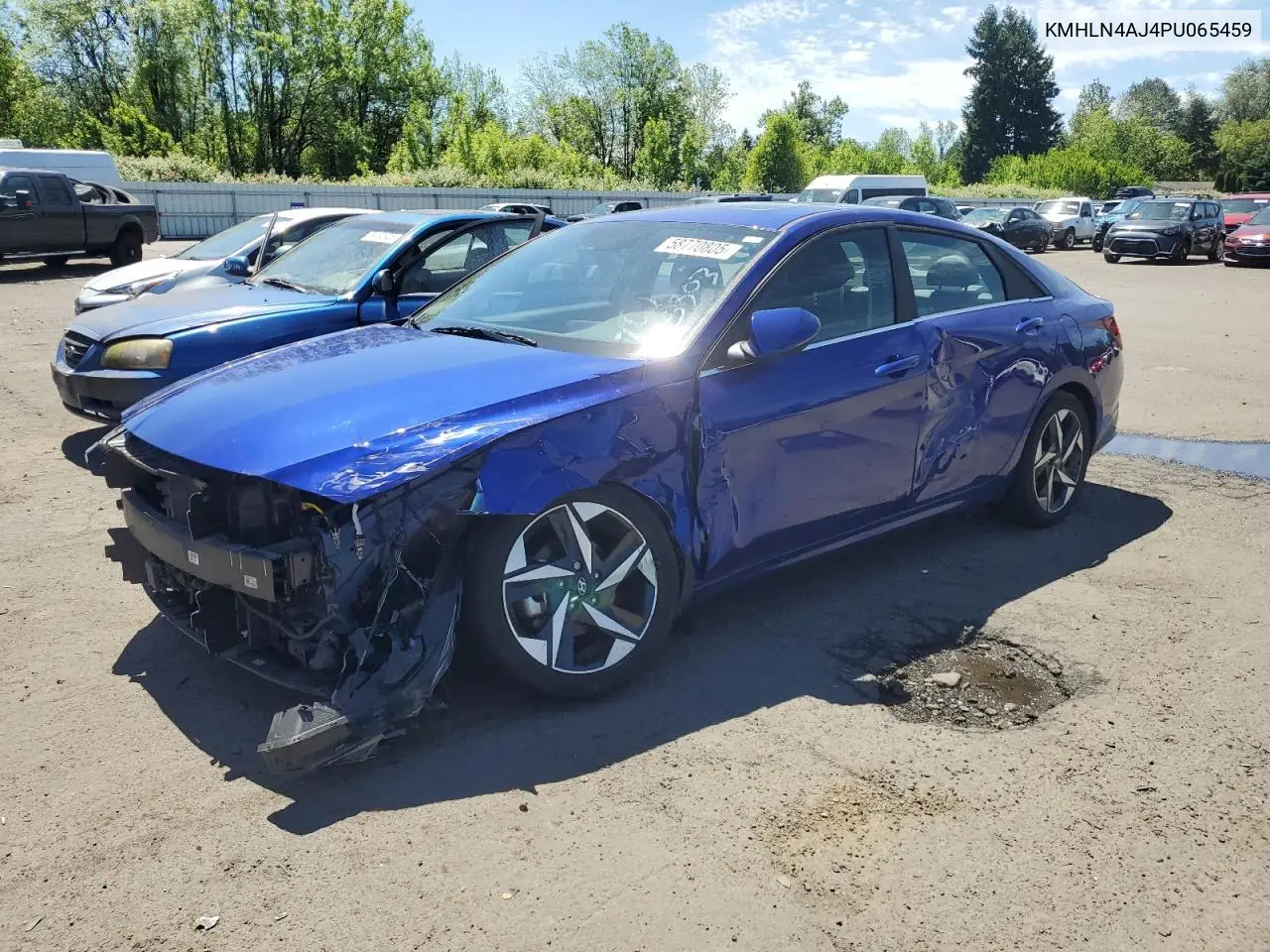 2023 Hyundai Elantra Limited VIN: KMHLN4AJ4PU065459 Lot: 58770805
