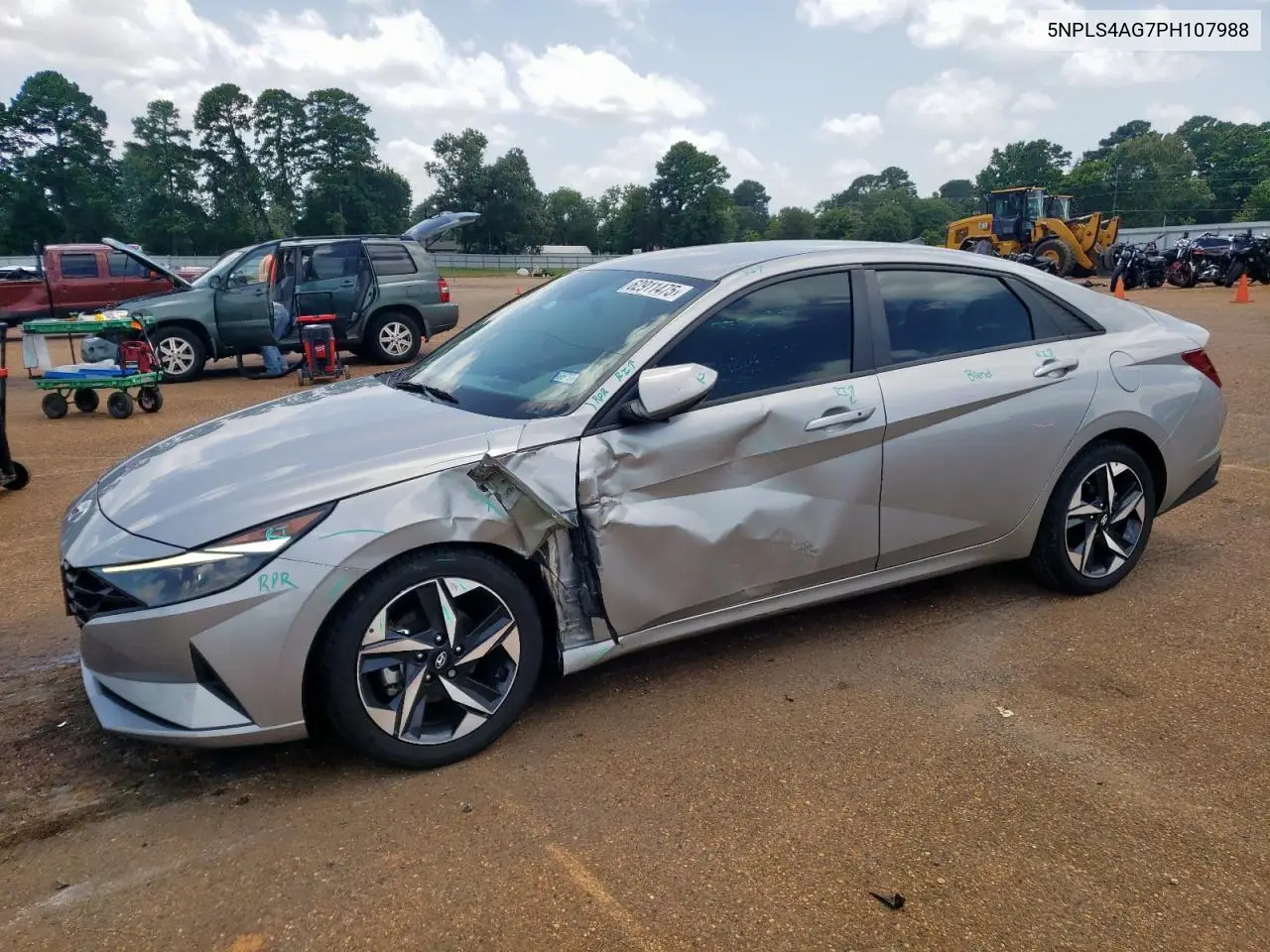 2023 Hyundai Elantra Sel VIN: 5NPLS4AG7PH107988 Lot: 62911475