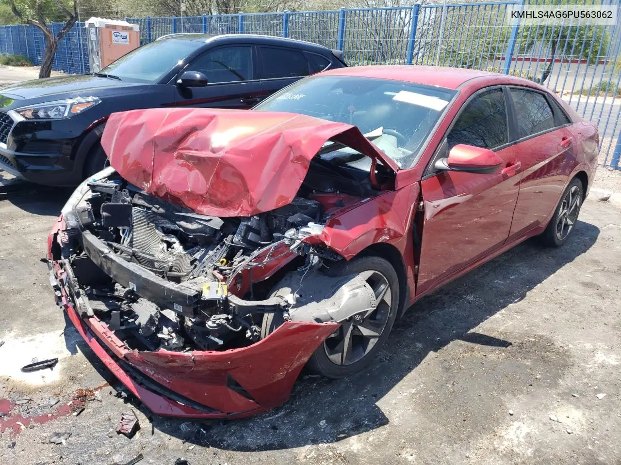 2023 Hyundai Elantra Sel VIN: KMHLS4AG6PU563062 Lot: 63160095