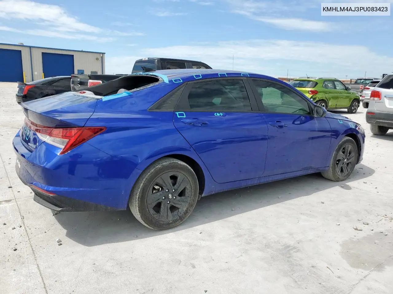 2023 Hyundai Elantra Blue VIN: KMHLM4AJ3PU083423 Lot: 63256305