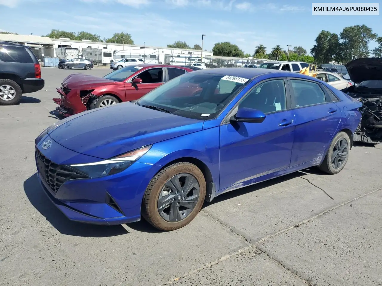2023 Hyundai Elantra Blue VIN: KMHLM4AJ6PU080435 Lot: 63296115