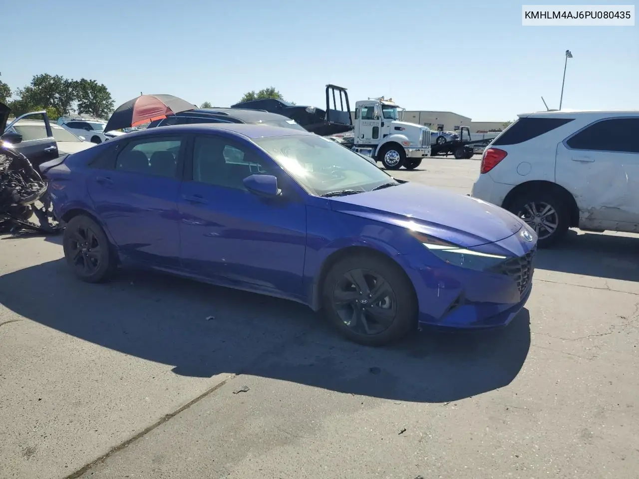 2023 Hyundai Elantra Blue VIN: KMHLM4AJ6PU080435 Lot: 63296115