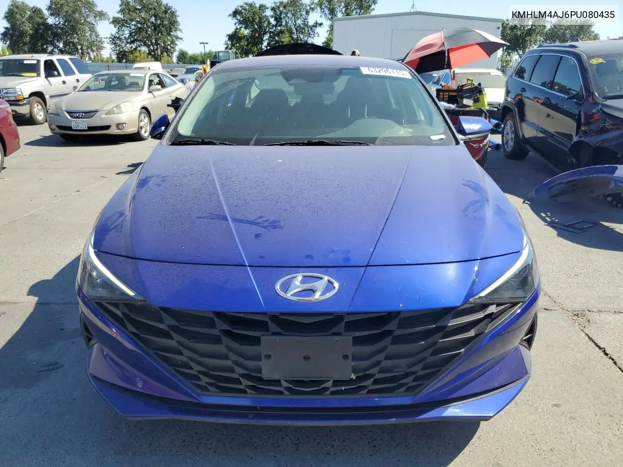 2023 Hyundai Elantra Blue VIN: KMHLM4AJ6PU080435 Lot: 63296115