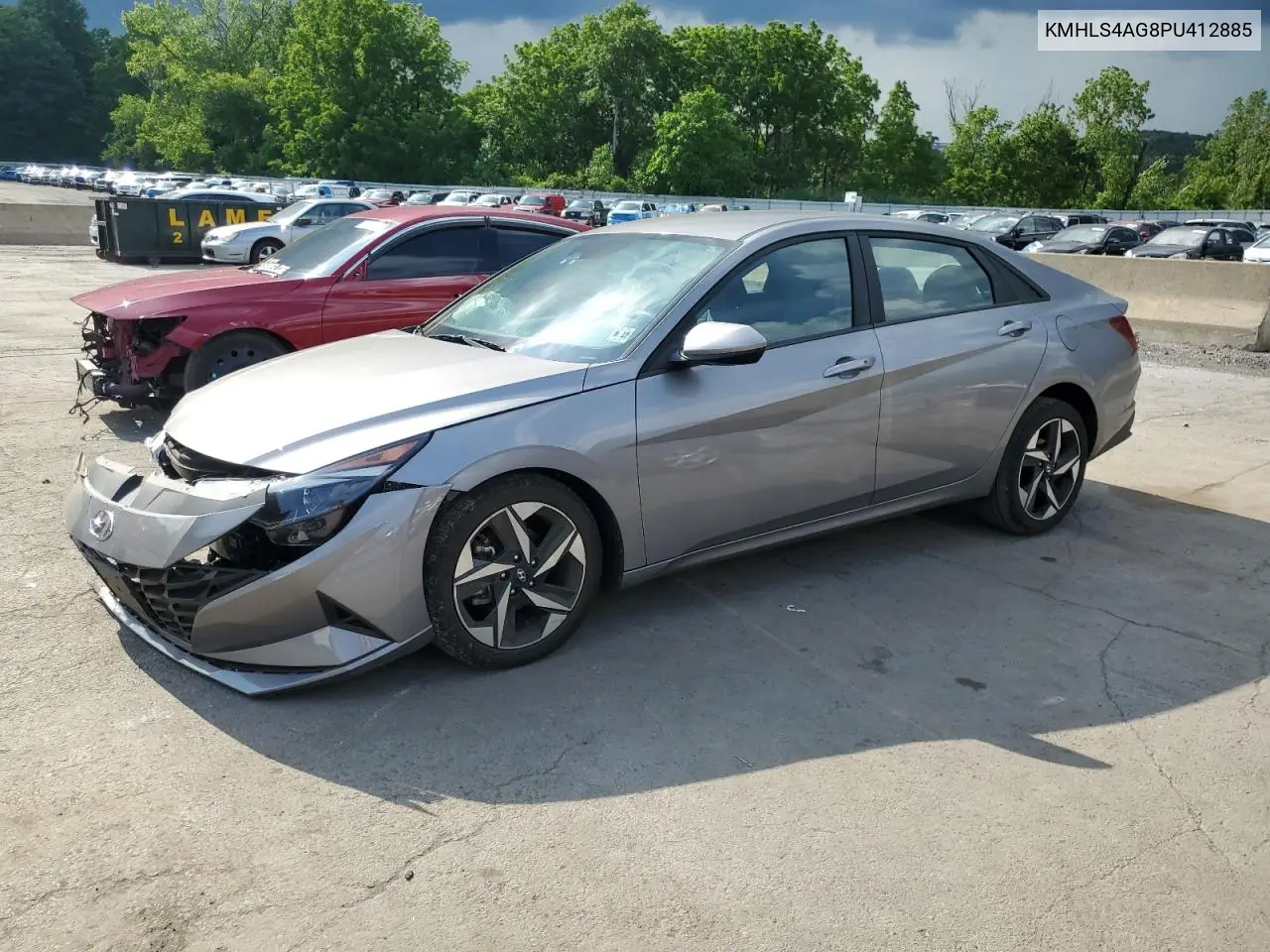 2023 Hyundai Elantra Sel VIN: KMHLS4AG8PU412885 Lot: 63384625